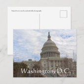 Dag van de troep in het Capitol Briefkaart (Voorkant / Achterkant)