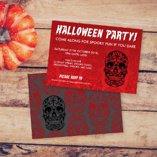 Dag van de uitnodiging voor de dood van Halloween