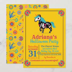 Dag van de Unicorn van de Suikerschedel Kaart