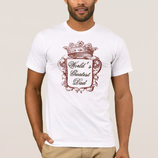Dag van de vader: grootste vader ter wereld t-shirt