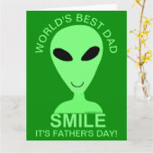 Dag van de Vaders van de Pret van de Humor LGM Kaart (Gele Bloem)