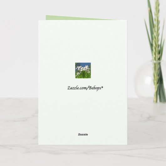 Dag van de Vaders van de prinses de Charmante Kaart (Achterkant)