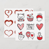 Dag van de valentijn aankondiging (Voorkant / Achterkant)