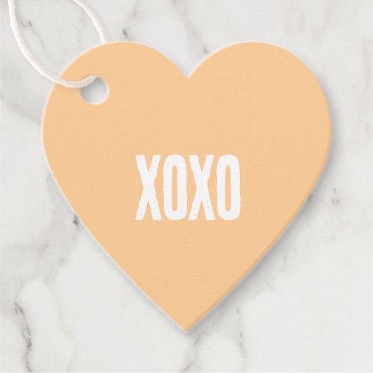 Dag van de valentijn bedankjes labels (Voorkant)