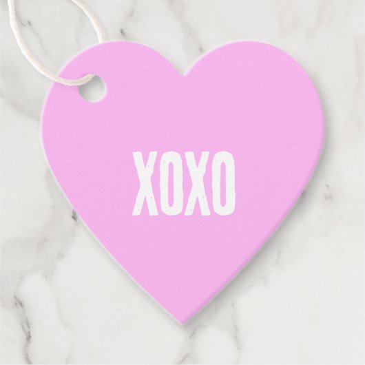 Dag van de valentijn bedankjes labels (Voorkant)