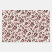 Dag van de valentijn Cowboy & Cowgirl Inpakpapier Vel (Voorkant 2)