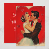 Dag van de Valentijn Feestdagenkaart (Voorkant / Achterkant)