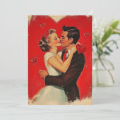 Dag van de Valentijn Feestdagenkaart (Staand voorkant)