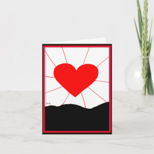 Dag van de valentijn Groeten Feestdagen Kaart