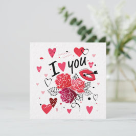 dag van de valentijn kaart