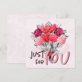 dag van de valentijn kaart (Voorkant / Achterkant)