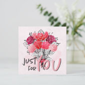 dag van de valentijn kaart (Staand voorkant)