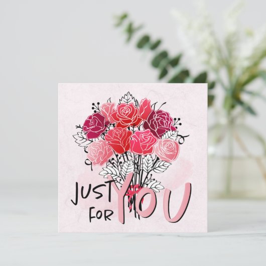 dag van de valentijn kaart (Staand voorkant)