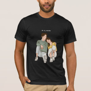 Dag van de valentijn t-shirt