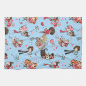 Dag van de valentijn theedoek (Horizontaal)