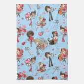 Dag van de valentijn theedoek (Verticaal)