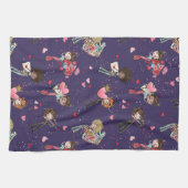 Dag van de valentijn theedoek (Horizontaal)