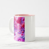 dag van de valentijn tweekleurige koffiemok (Voorkant links)