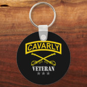 Dag van de Veteranen van de Patriottische Vlag Sleutelhanger (Voorkant)