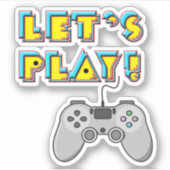 Dag van de Videospelletjes Sticker (Voorkant)