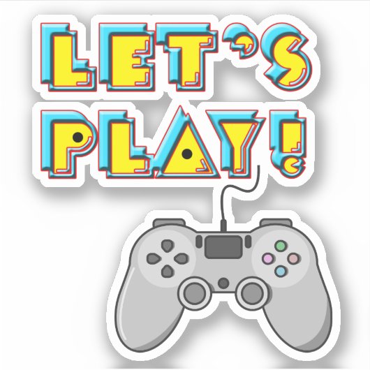 Dag van de Videospelletjes Sticker (Voorkant)