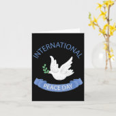 Dag van de Vrede op Aarde Internationale Dag van d Kaart (Gele Bloem)