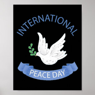 Dag van de Vrede op Aarde Internationale Dag van d Poster