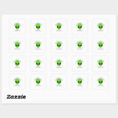 Dag van de Vreemdeling 26 april Vierkante Sticker (Vel)