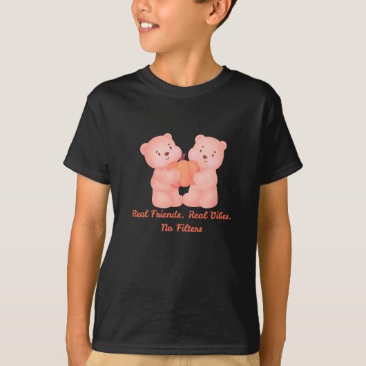 DAG VAN DE VRiendschap BESTE VRIEND, FUNNY BEARS V T-shirt (Voorkant)