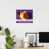 Dag van de vrouw 8 maart 2025 poster (Thuiskantoor)