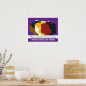 Dag van de vrouw 8 maart 2025 poster (Keuken)