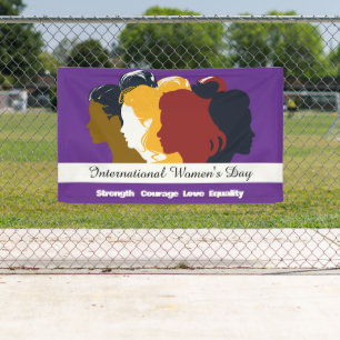 Dag van de vrouw 8 maart 2025 spandoek