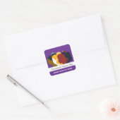 Dag van de vrouw 8 maart 2025 vierkante sticker (Envelop)