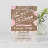 Dag van de Vrouwendag en Uitnodigingen van de Dag  (Staand voorkant)