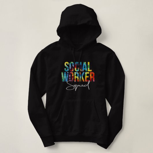 Dag van de waardering van het maatschappelijk werk hoodie (Design voorkant)
