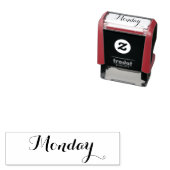 Dag van de week: maandag  zelfinktende stempel (In situ)