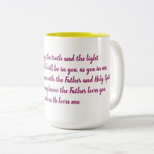 Dag van de week Mok: dinsdag Tweekleurige Koffiemok (Voorkant rechts)