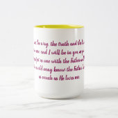 Dag van de week Mok: dinsdag Tweekleurige Koffiemok (Center)