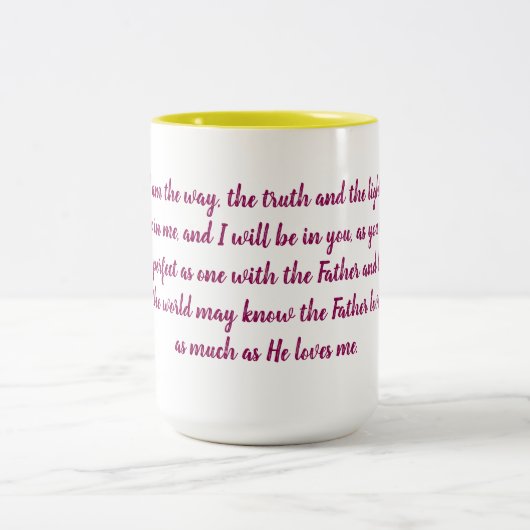 Dag van de week Mok: dinsdag Tweekleurige Koffiemok (Center)