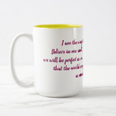 Dag van de week Mok: dinsdag Tweekleurige Koffiemok (Links)