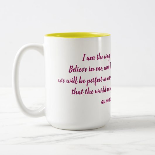 Dag van de week Mok: dinsdag Tweekleurige Koffiemok (Links)