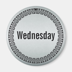 Dag van de week Woensdag Magneet