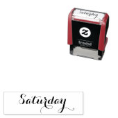 Dag van de Week: Zaterdag Zelfinktende Stempel (In situ)