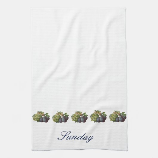 Dag van de Weekhanddoek - zondag Theedoek (Verticaal)