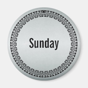 Dag van de Weekzondag Magneet