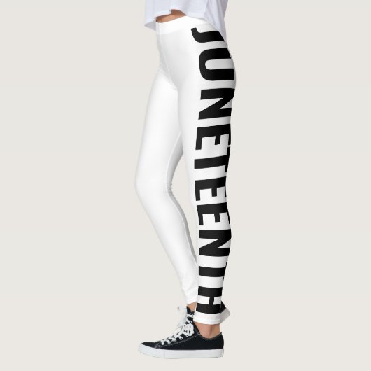Dag van de witte en zwarte vrijheid 19 juni leggings (Links)