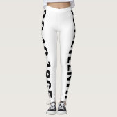 Dag van de witte en zwarte vrijheid 19 juni leggings (Voorkant)