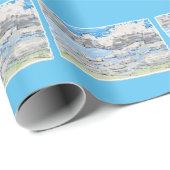 Dag van de wolken cadeaupapier (Rol Hoek)