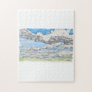 Dag van de wolken legpuzzel