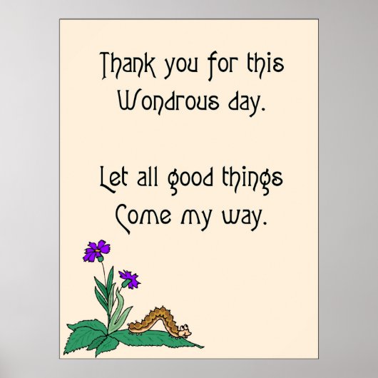 Dag van de wonderdag poster (Voorkant)